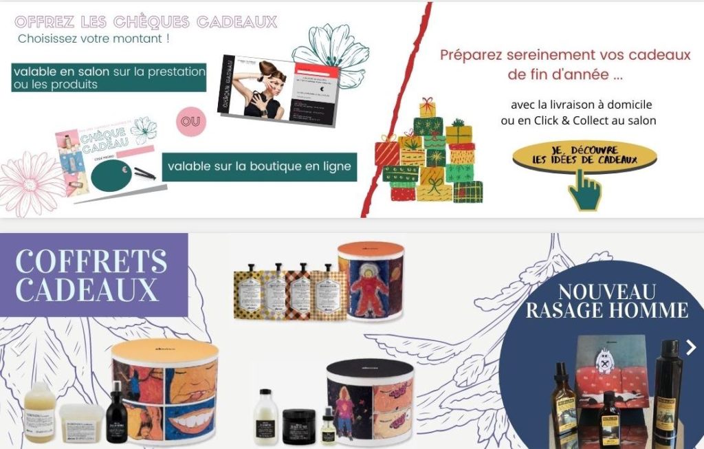 boutique en ligne de produits capillaires davines, ghd de Philippe Tapprest