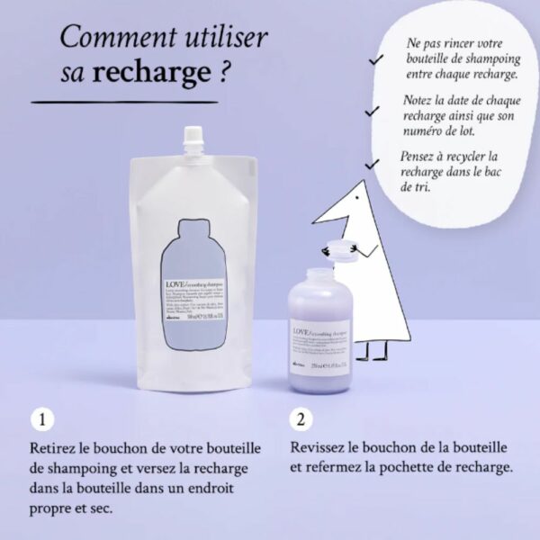 Éco-recharge LOVE Smooth Shampoo